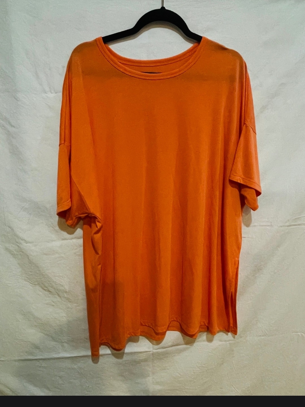 Old Navy Women's Bright Orange Crew Neck Tee